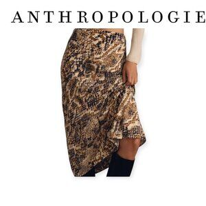 Anthropologie Tilda Midi Slip Skirt – Bias-Cut, Chic Minimalist XS, NWT
